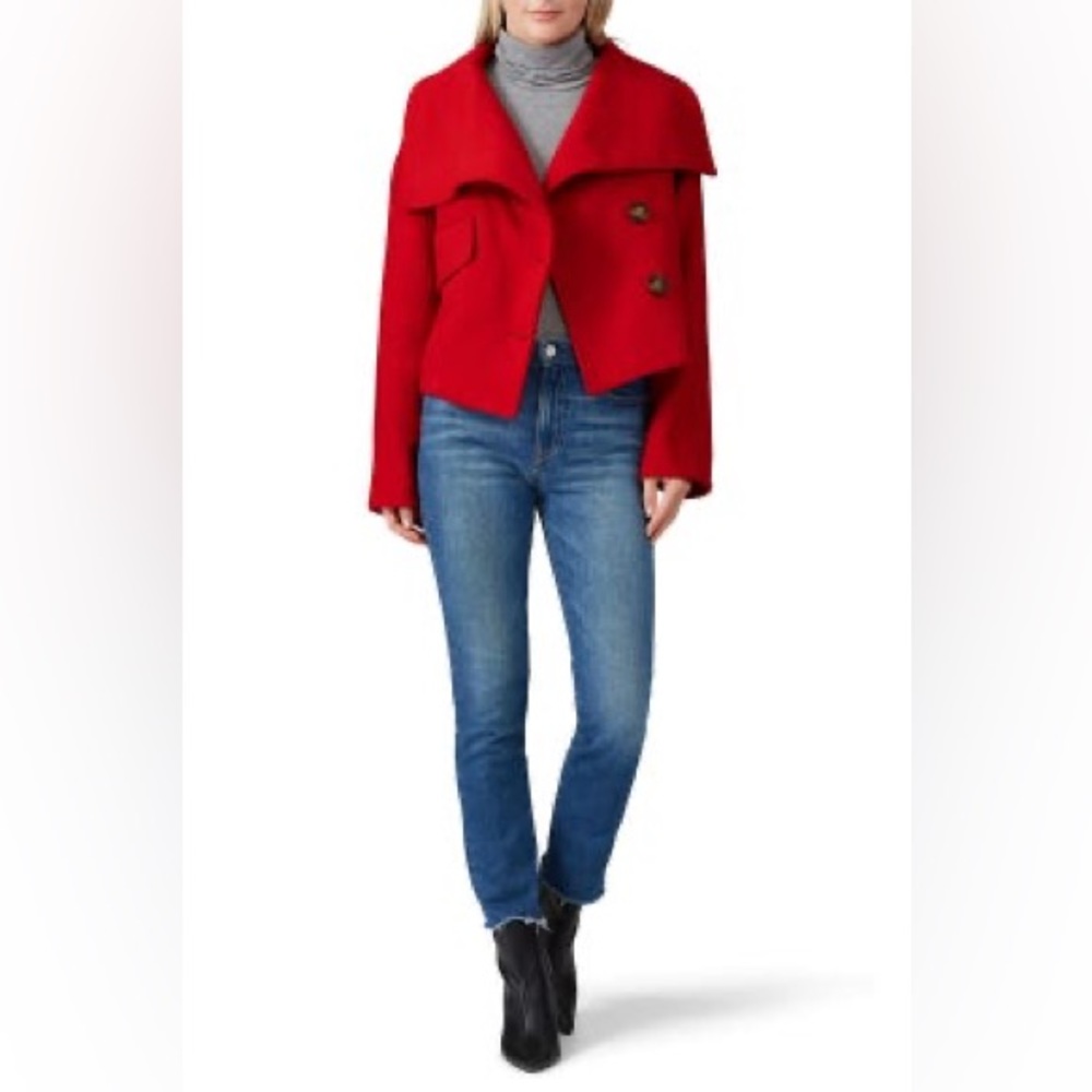 Line + Dot Belle High Collar Jacket New Size S